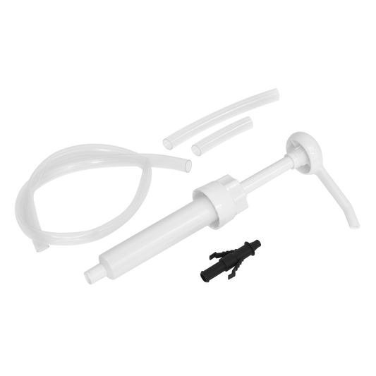 Sealey 5 Litres Container Hand Pump Mess & Waste Liquid Eliminated White TP5000
