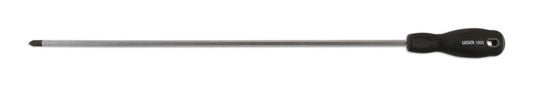 LASER 1853 Screwdriver Extra Long PzDrive Pz2 450mm Length Chrome Vanadium Steel
