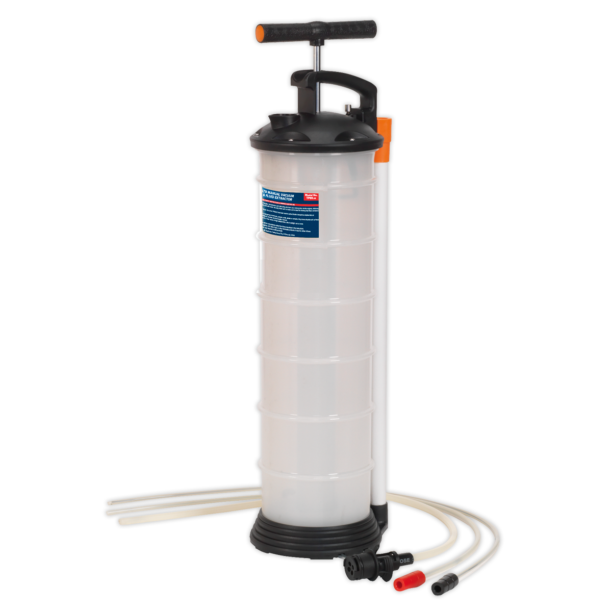 Sealey Vacuum Oil & Fluid Extractor Manual Internal Float Valve 6.5 Litres TP69