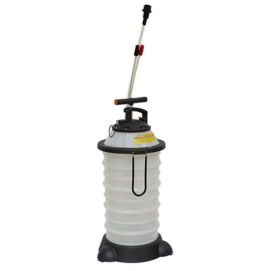 Sealey 18L Manual Vacuum Oil/Fluid Extractor With Three Castor Wheels TP6908