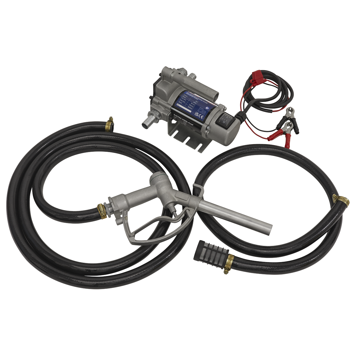 Sealey Diesel & Fluid Transfer Pump Portable 24V Robust & Compact TP9624