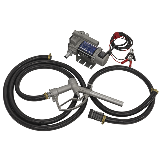 Sealey Diesel & Fluid Transfer Pump Portable 24V Robust & Compact TP9624