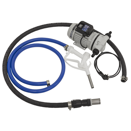 Sealey AdBlue Transfer Pump Portable With 4m Hose & 3-Pin Plug 230V TP99230