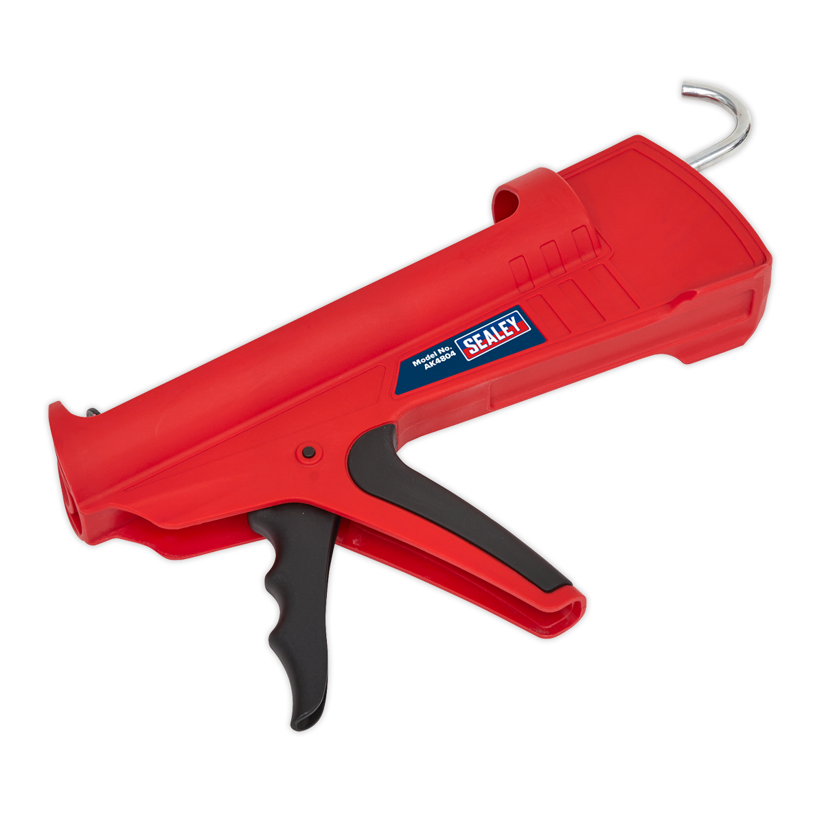 Sealey 220mm One-Hand Caulking Gun For 310mL Cartridges Hook End AK4804