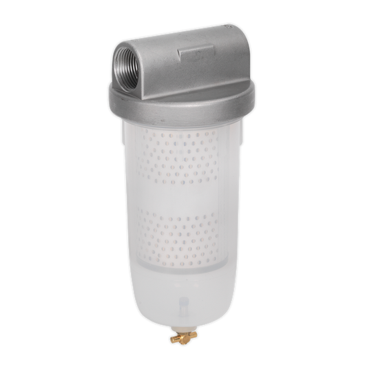 Sealey High Flow Transfer Pump Filter With 1"BSP Inlet & Outlet Threads TPF01