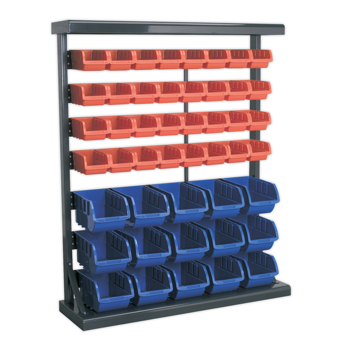 Sealey Bin Box Storage System Powder Coated Steel Racking With 47 Bins TPS47