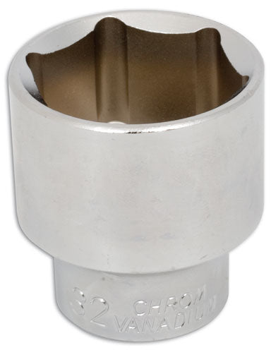 LASER 0133 Socket Wrench Insert 1/2" Drive 22mm Spanner Chrome Vanadium Steel