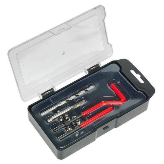 Sealey Thread Repair Kit Includes Lug Breaking Tool/Drill Bit M6 x 1.0mm TRM6