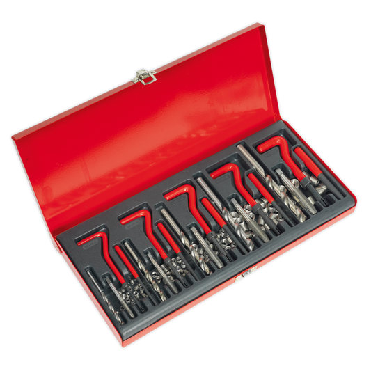 Sealey Thread Repair Master Kit Protects Tapped Threads Against Damage TRMK