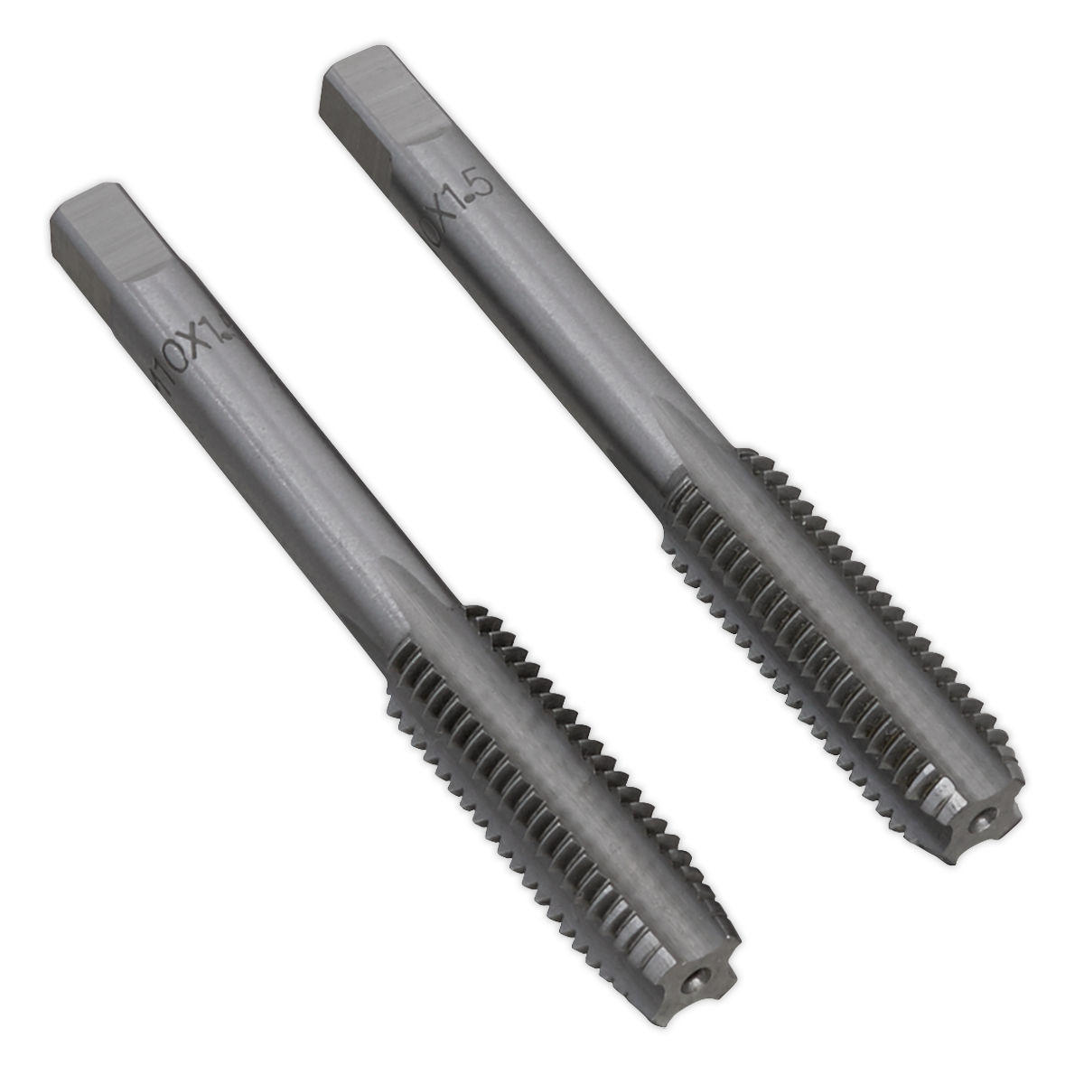 Sealey M10 x 1.5mm Taper & Plug Tap Set 2 Pieces Plastic Storage Case TSM10