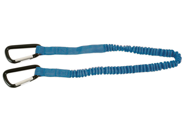 LASER 6873 Safety Tool Lanyard 2 Hooks 4mm Wire Accessory 4.5kg Capacity