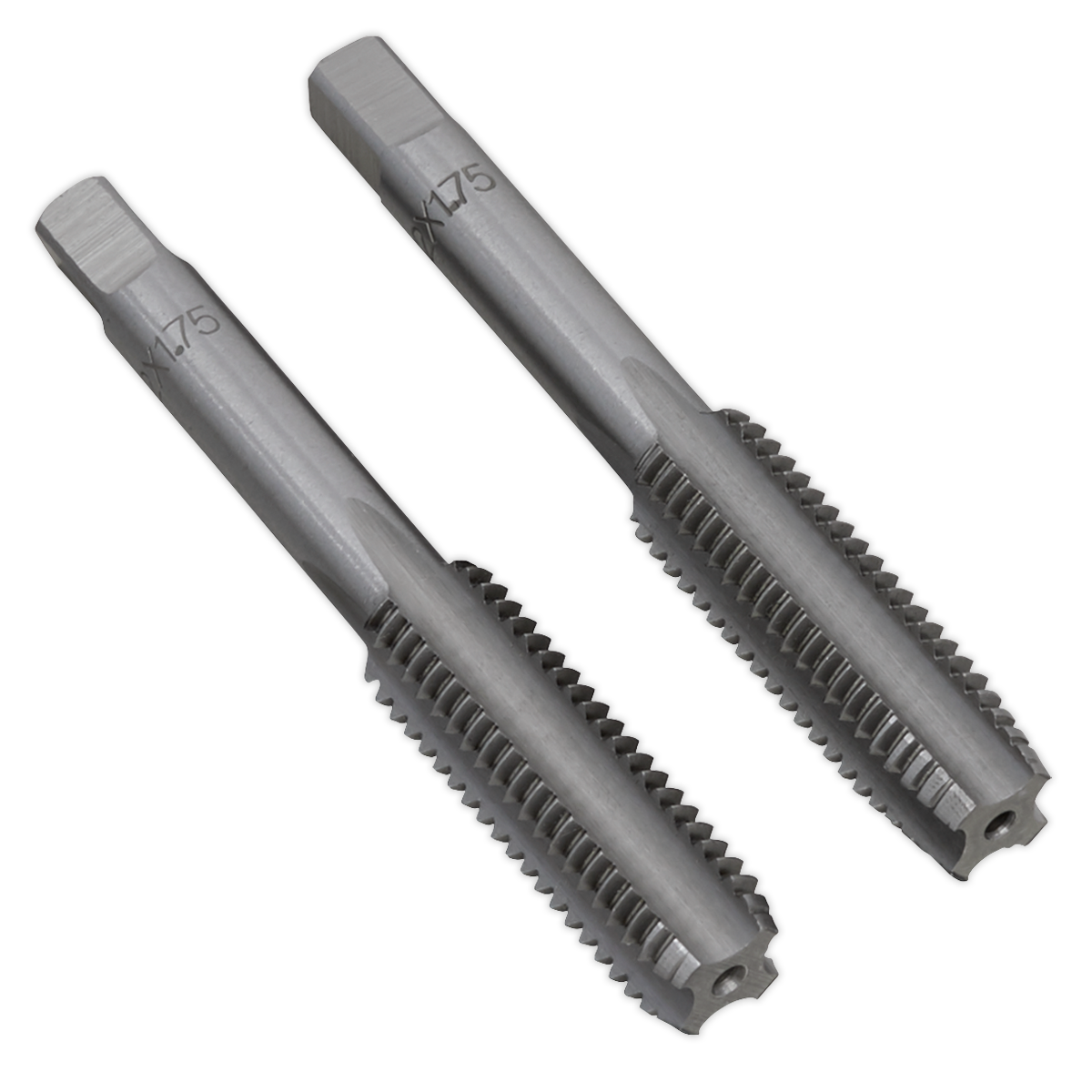Sealey M12 x 1.75mm Taper and Plug Tap Set 2 Pieces Plastic Storage Case TSM12