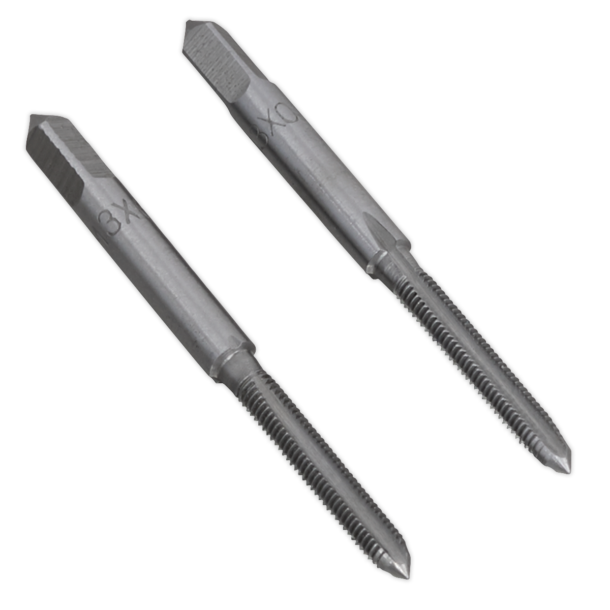 Sealey M3 x 0.5mm Taper & Plug Tap Set 2 Pieces in Plastic Storage Case TSM3