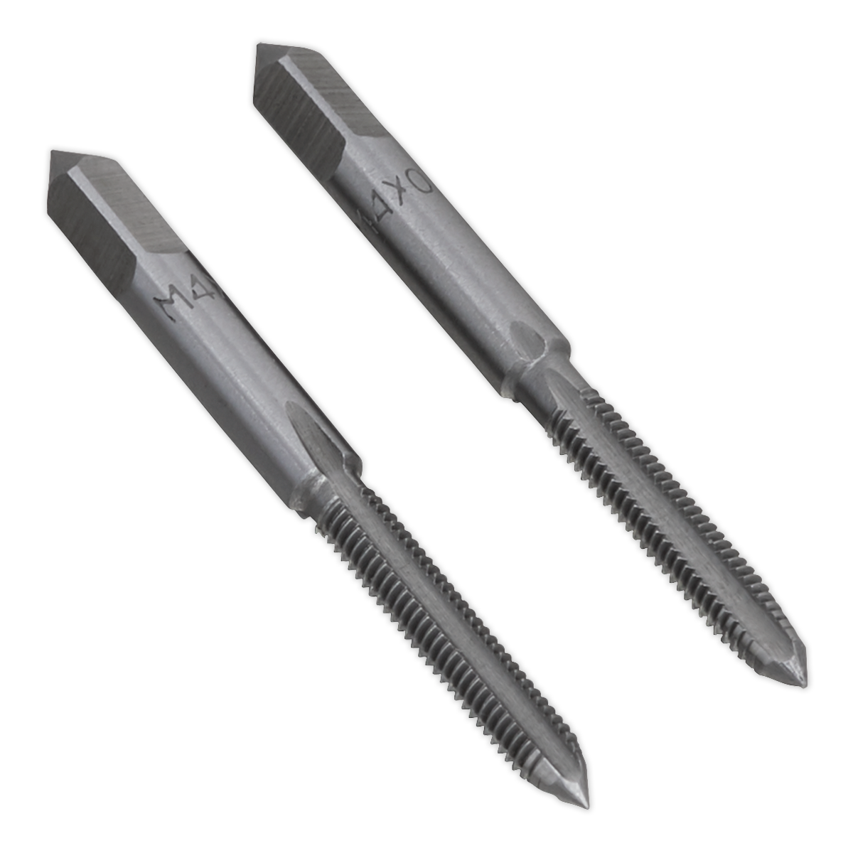 Sealey M4 x 0.7mm Taper and Plug Tap Set 2 Pieces In Plastic Storage Case TSM4