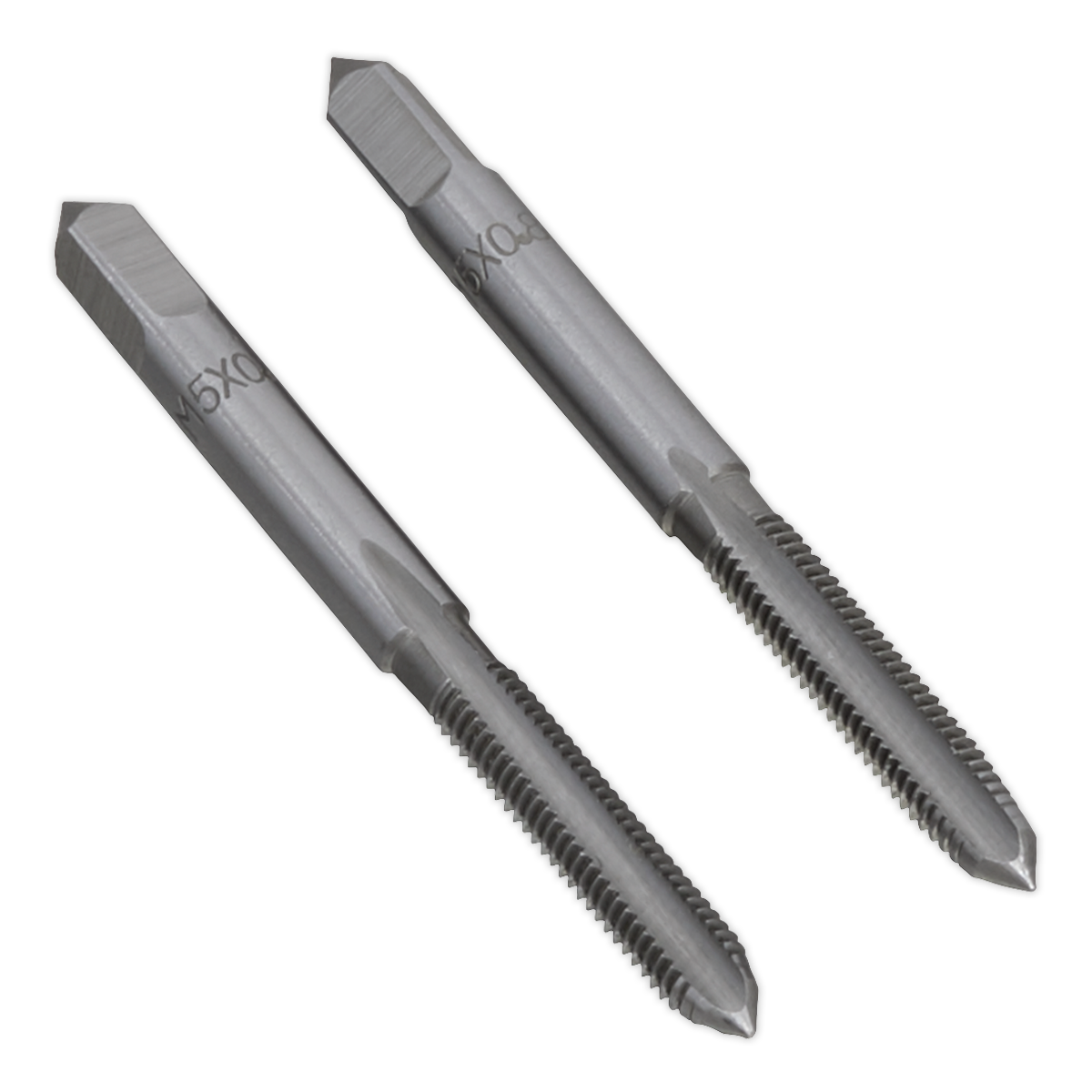 Sealey M5 x 0.8mm Taper & Plug Tap Set 2 Pieces Plastic Storage Case TSM5