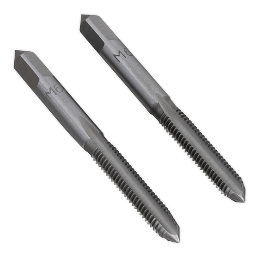 Sealey M6 x 1mm Taper & Plug Tap Set 2 Pieces in Plastic Storage Case TSM6
