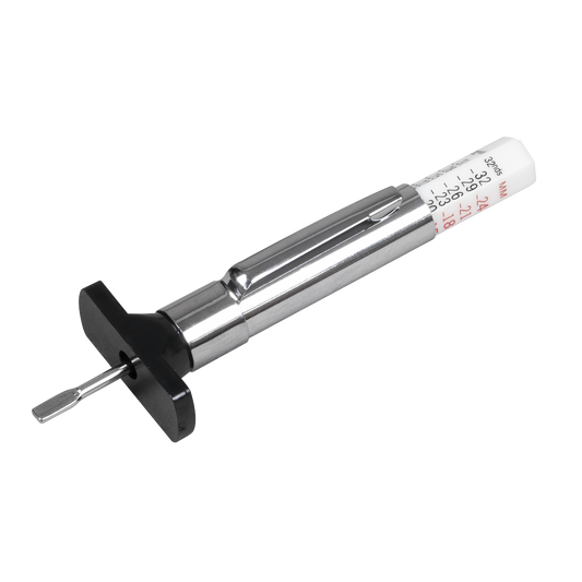 Sealey Tyre Tread Depth Gauge - Pocket Type With Chromed Steel Body TST/DGE