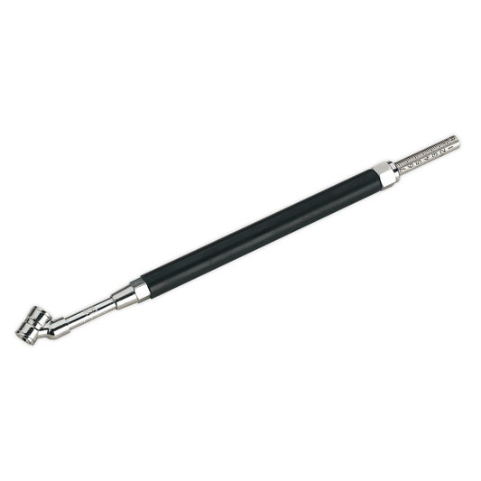 Sealey Universal Deluxe Tyre Pressure Gauge With Twin Push-On Connector TST/PG4