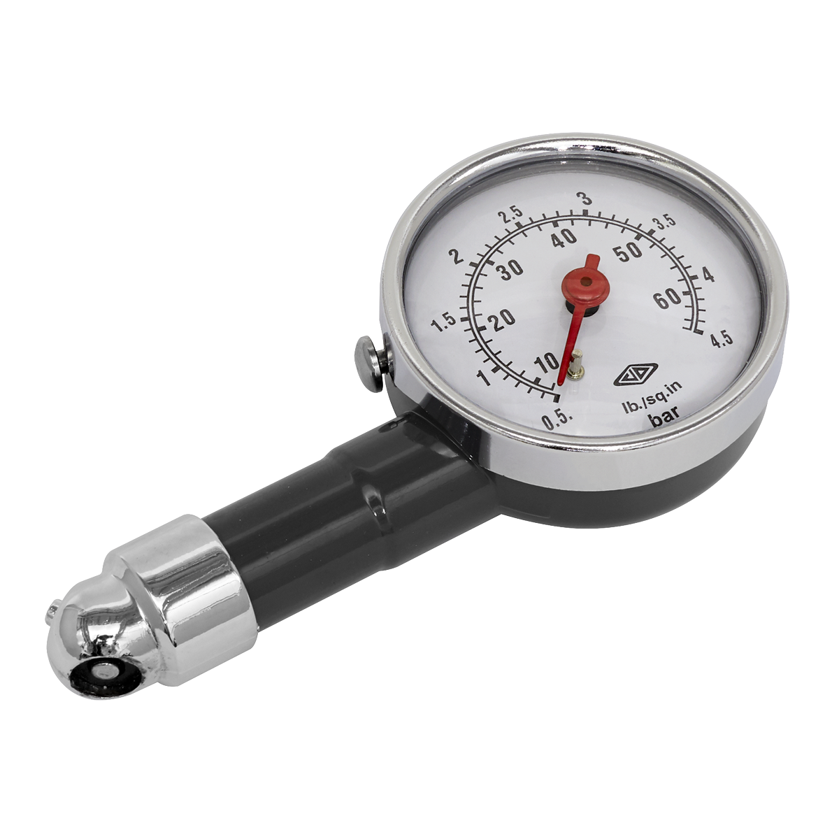 Sealey Tyre Pressure Gauge Dial Type With Metal Body TUV/GS Approved TST/PG97