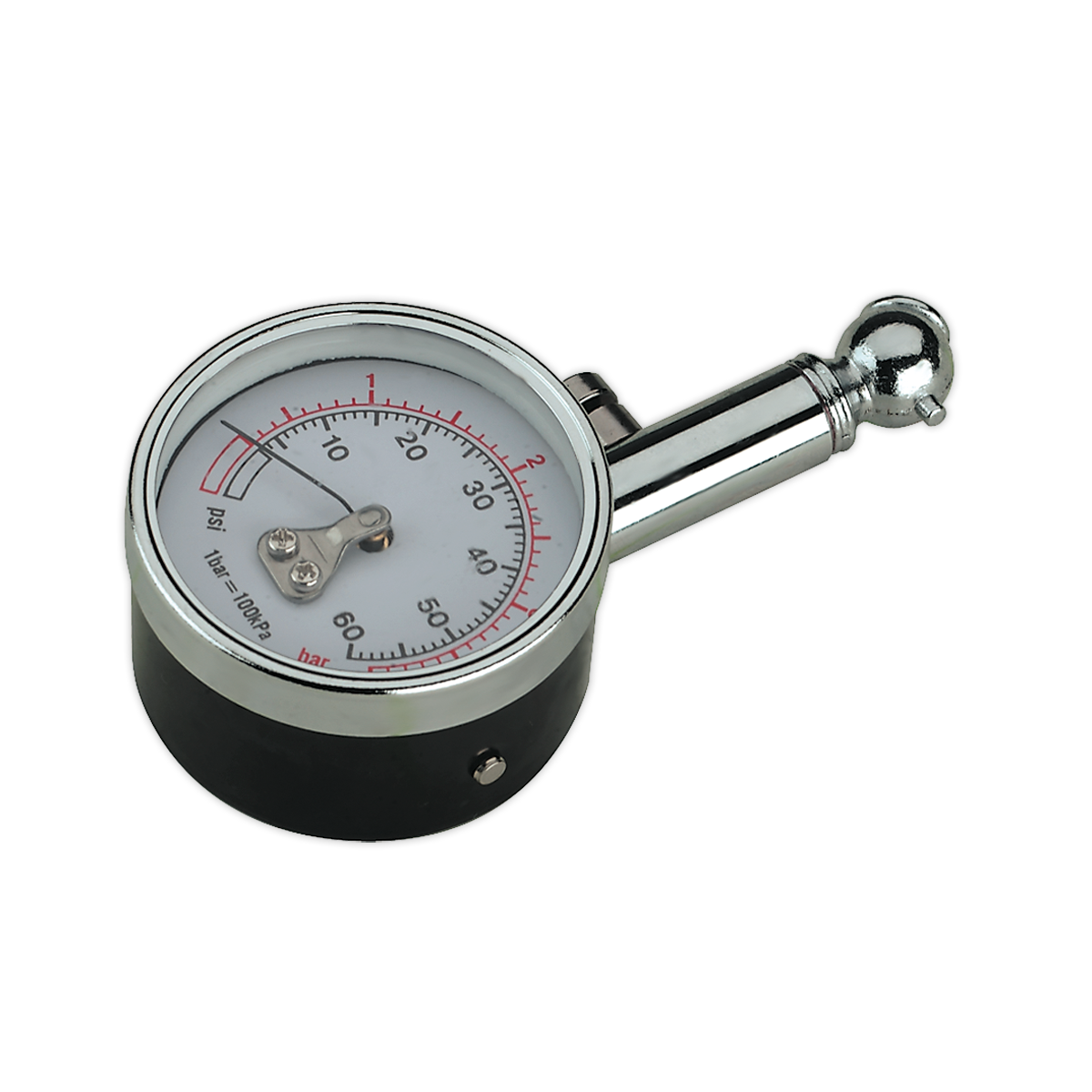 Sealey Tyre Pressure Gauge With Ø50mm Dial Up To 60 PSI TUV/GS Approved TST/PG99