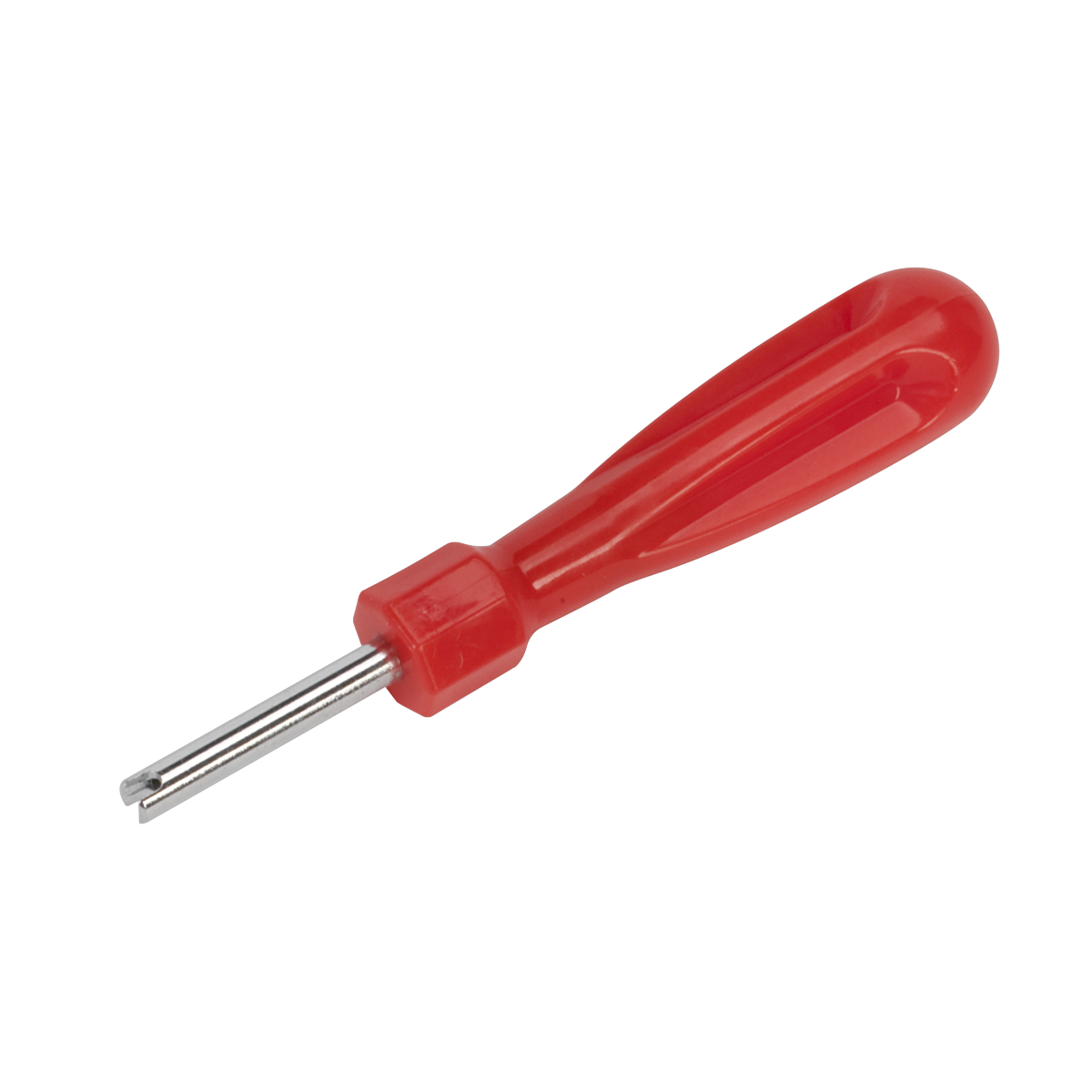 Sealey Tyre Valve Core Tool With Easy Grip Handle 97mm - Red/Silver TST/VCT