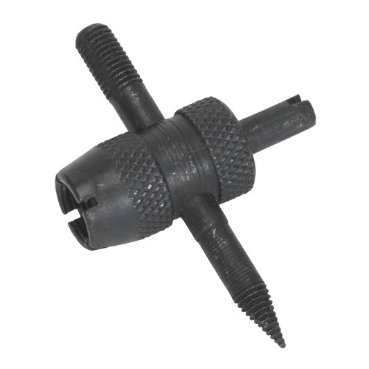Sealey Tyre Valve Service Tool Phosphate Finish With Knurled Body TST/VT