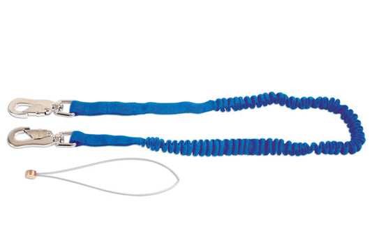 LASER 6876 Safety Tool Lanyard Retractable Wire Single Hook 4.5 kg Capacity