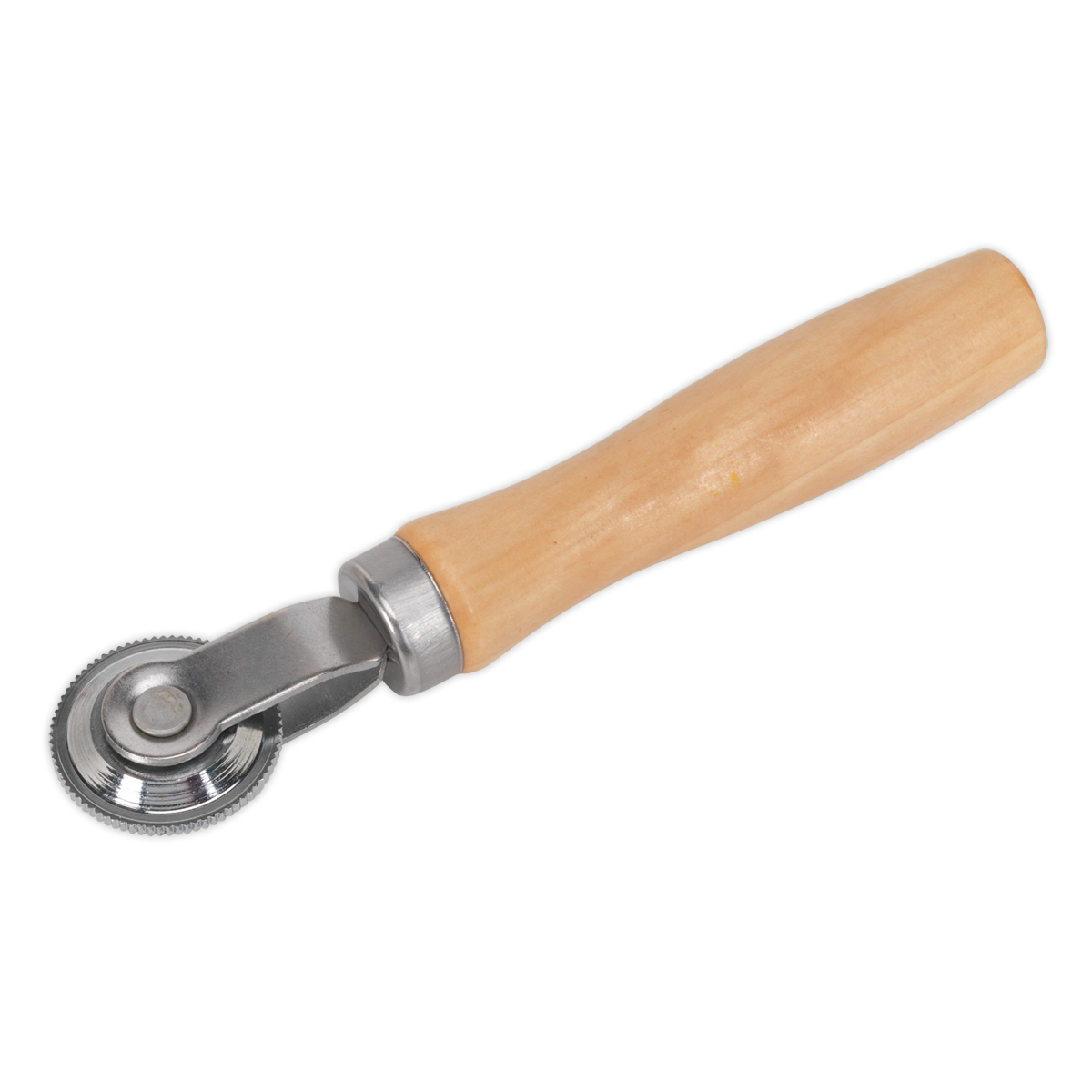 Sealey Patch Stitch Roller With Strong Wooden Handle Ø37/.5mm Silver TST15