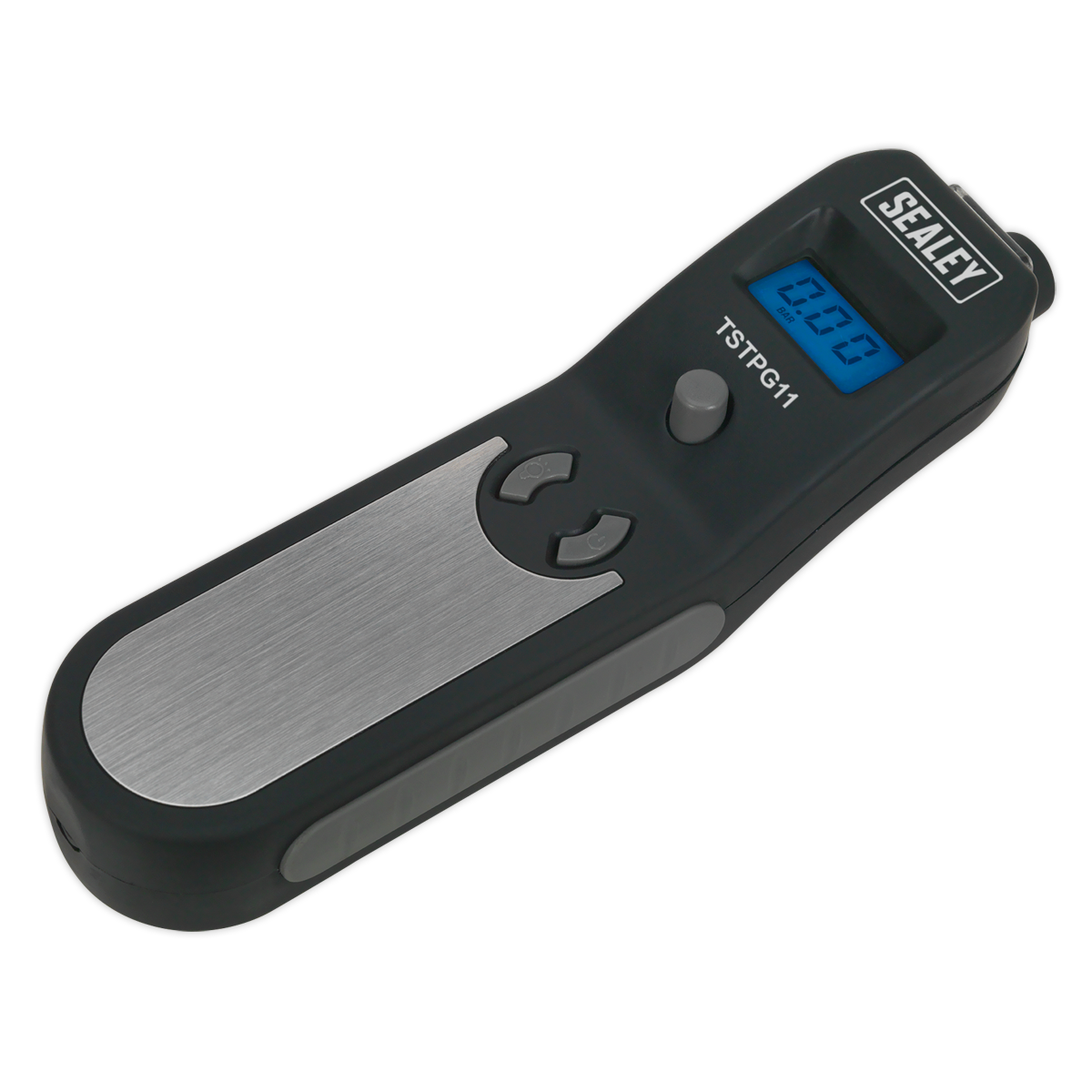Sealey Digital Tyre Pressure & Tread Depth Gauge Backlit LED Display TSTPG11