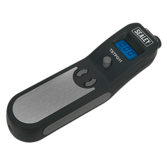 Sealey Digital Tyre Pressure & Tread Depth Gauge Backlit LED Display TSTPG11