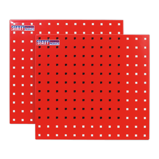 Sealey PerfoTool Storage Panel 2 Pieces 500mm x 500mm Powder Coated Steel TTS05