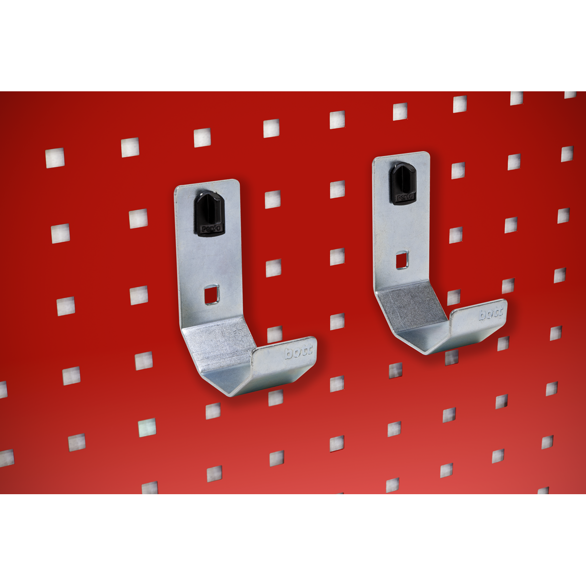 Sealey Pipe Bracket 2 Pieces 60mm For PerfoTool PerfoWall Storage Panels TTS24