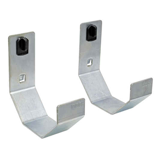 Sealey Pipe Bracket 2 Pieces 100mm For PerfoTool PerfoWall Storage Panels TTS25