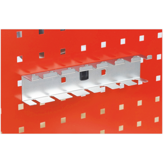 Sealey Screwdriver Holder Bracket Stand With Retaining Clip For 7 Pieces TTS42
