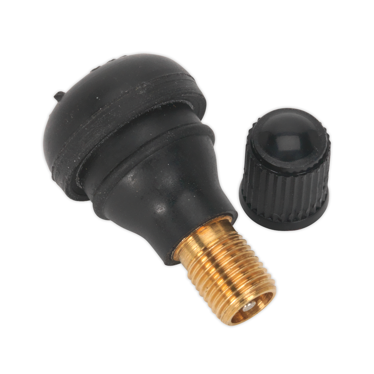 Sealey Tyre Valve Tubeless Snap-In Type TR412 EDPM Rubber - Pack of 100 TV412