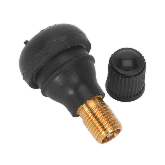 Sealey Tyre Valve Tubeless Snap-In Type TR412 EDPM Rubber - Pack of 100 TV412