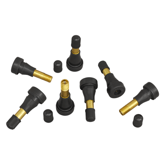 Sealey Pack of 50 - Snap-in Tubeless High Pressure Tyre Valve TR600 TVHP1
