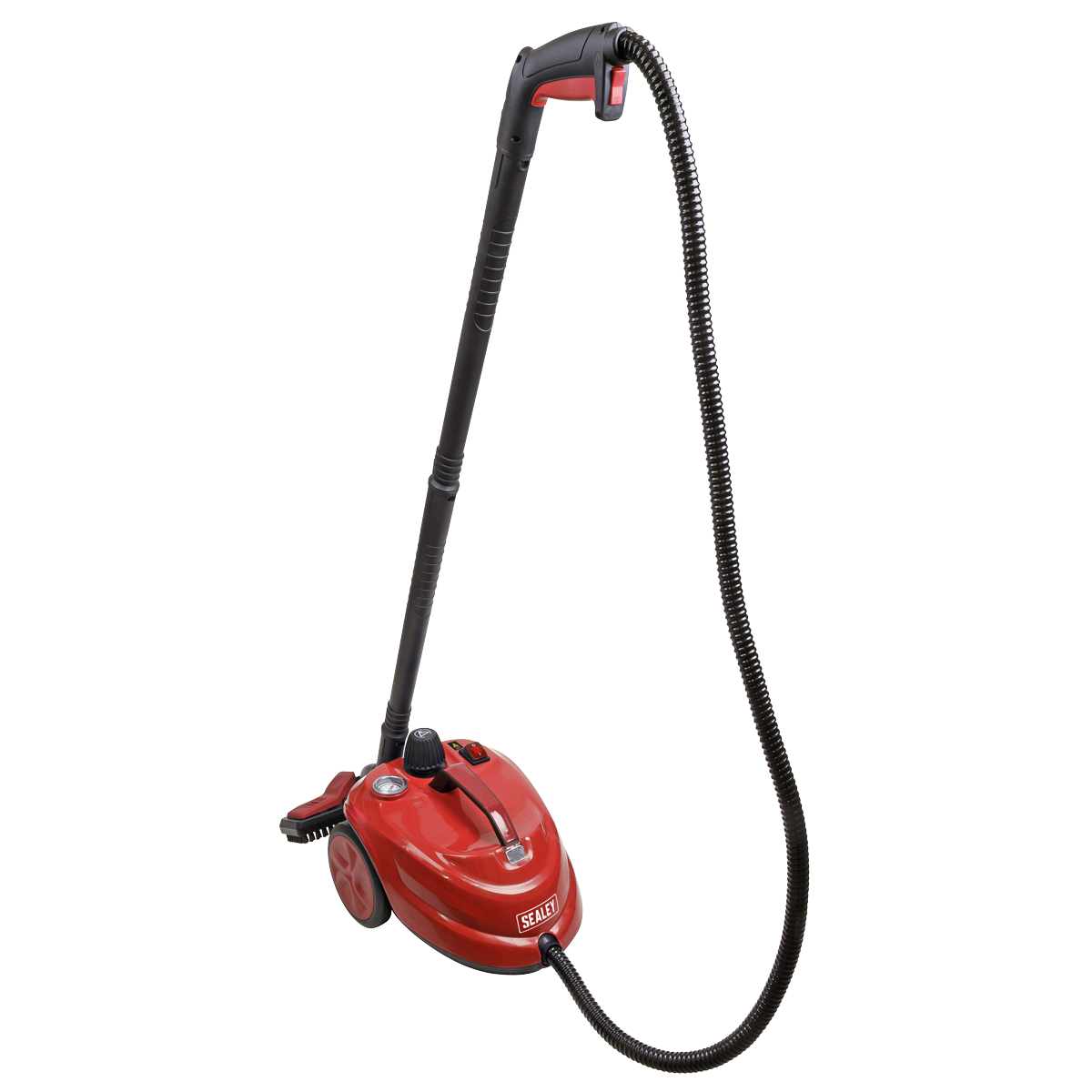 Sealey 2000W Steam Cleaner 2L Tank IP Rating IPX4 60°C - Red/Black VMSC01
