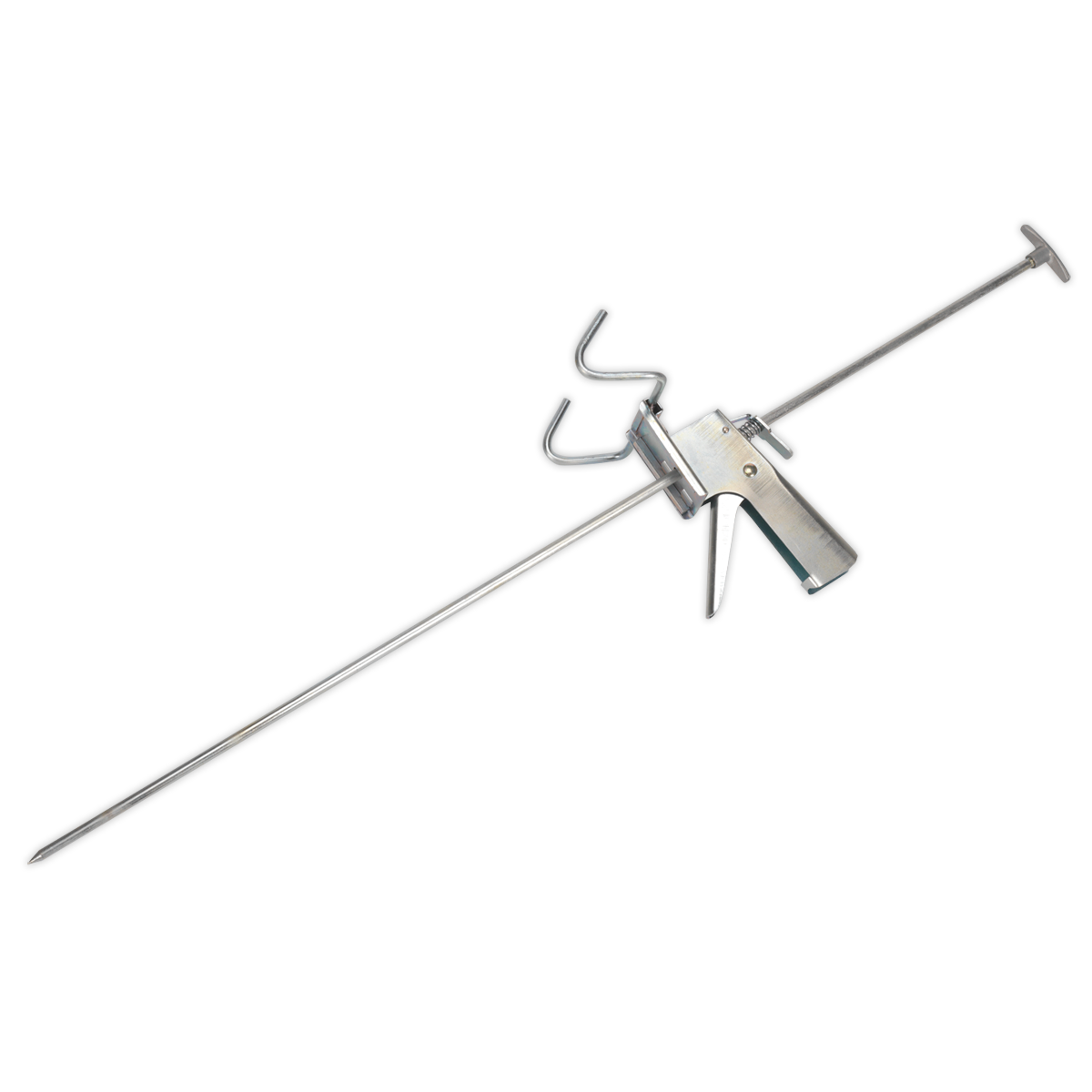 Sealey Brake Pedal Depressor DVSA Approved Tool Length 740mm - Silver VS015