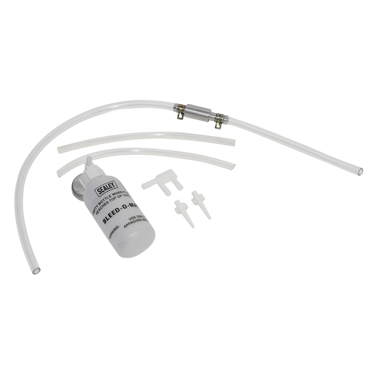 Sealey Brake Bleeder Set With Container & Non-Return Valve 100ml VS02011