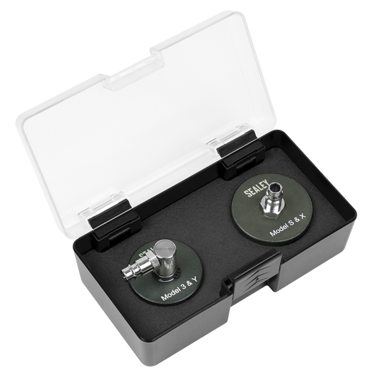 Sealey Brake Pressure Bleeder Cap Set Alum Brake Reservoir Fits Tesla VS0204T
