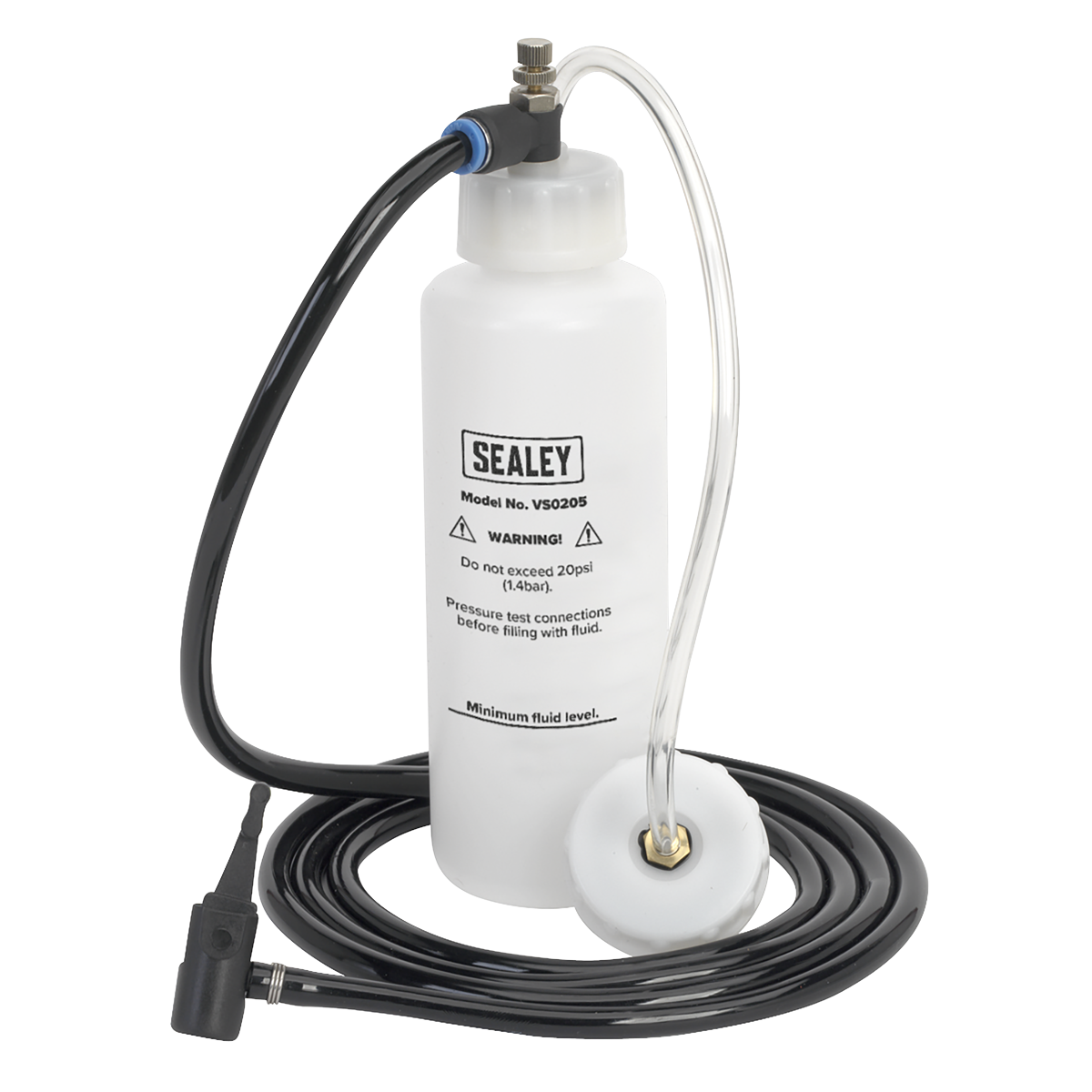 Sealey Automatic Brake & Clutch Bleeder With Extra-Long Air Hose VS0205