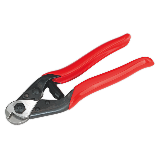 Sealey Wire Rope Spring Cutter Carbon Steel 190mm Spring Loaded Handle AK503