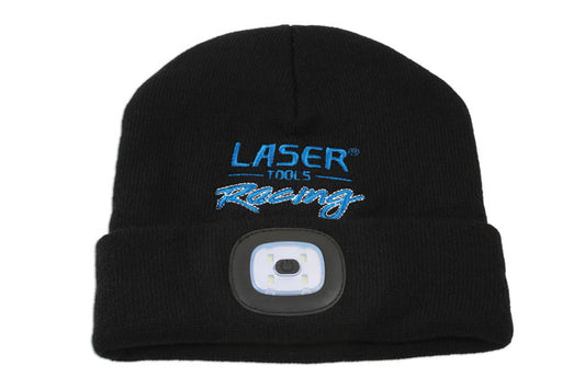 LASER 6899 Rechargeable Beanie Hat With Removable LED Lamp 3 Modes USB Charging