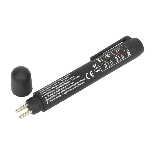 Sealey Pocket Brake Fluid Tester With Five LED Read-Out AAA Battery VS0274