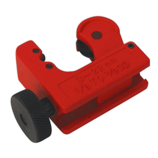 Sealey Mini Pipe Cutter With Heavy Duty HSS Hardened Cutting Wheel 3-22mm AK5050