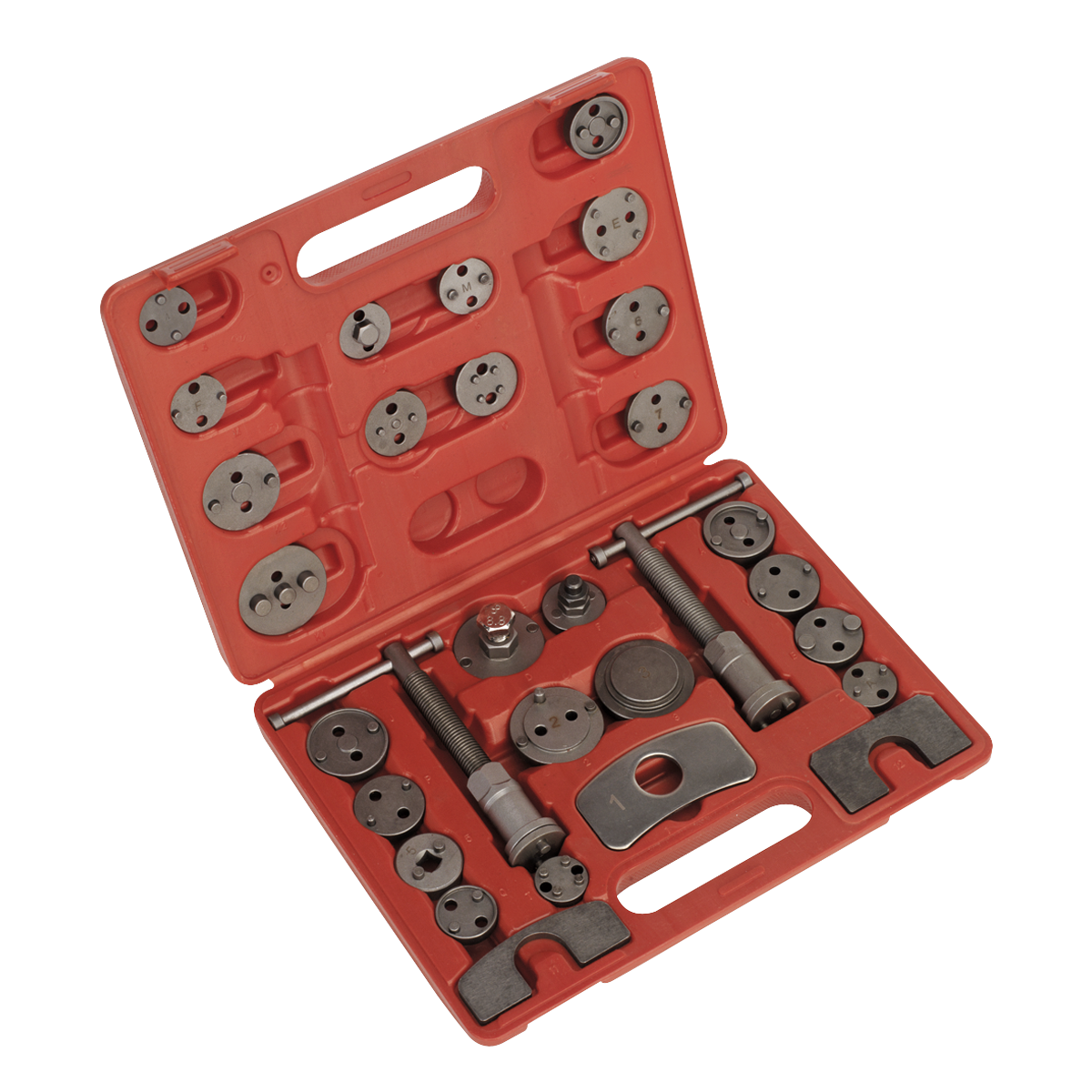 Sealey Brake Piston Wind-Back Tool Kit 30 Pieces Left & Right-Handed VS0285