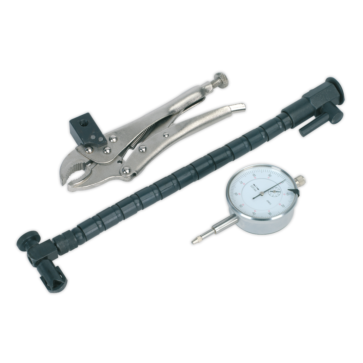 Sealey Brake Disc Run-Out Kit With Metric Calibrated DTI Gauge Silver VS0290