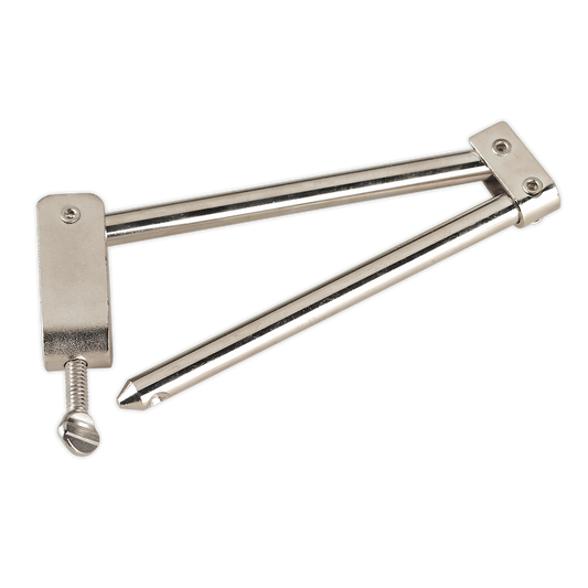 Sealey Hose Pinch Tool Metal Bar Type - Brake/Fuel Hoses Chromed Finish VS033