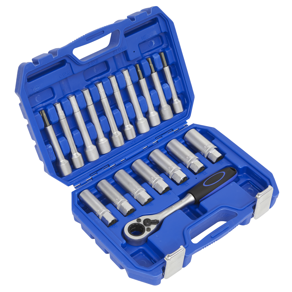 Sealey Shock Absorber Strut Nut Kit Go-Through Design -18 Pieces VS0331